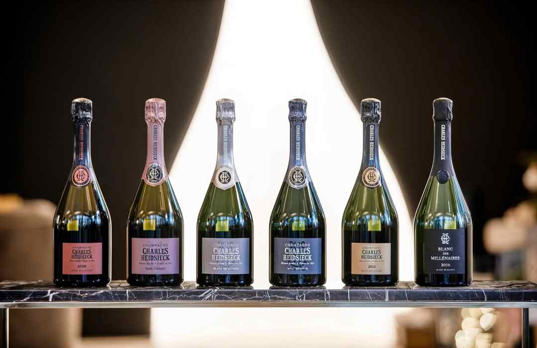 Rượu Heidsieck Blanc De Blancs sản xuất từ nho Chardonnay