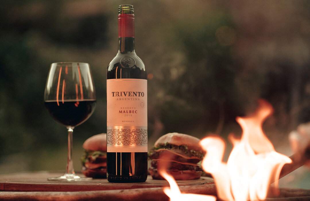 Rượu Vang Malbec kết hợp với Trivento