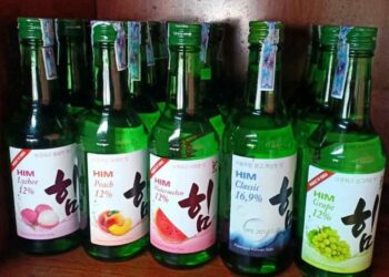 Hương vị rượu soju được kết hợp với nhiều loại trái cây